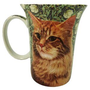 Orange Tabby Cat Coffee Mug Cup McIntosh Feline Friends Fine Bone China